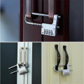 1 PCS Combination Padlock Stainless Steel Gym Locker Lock Code Long Adjustable Shackle Lock For School,Gym Silver. 
