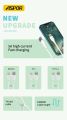 Aspor 3A A095 / A096 Fast Charger USB to Lightning Mobile Phone Cable For iphone. 