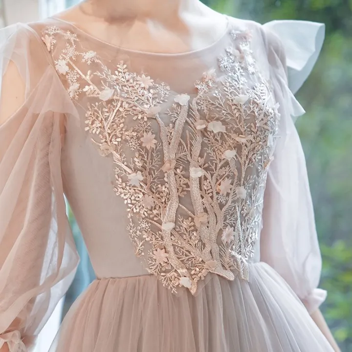 Bridesmaid Dress Conservative Sisters Summer Long Slimming Bridesmaid Dress Wedding Host Bridesmaid Dress 2024 New