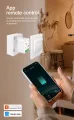 Aubess 16A Mini Smart WiFi Switch Support Smart Life/Tuya App Alexa DIY Breaker With 2-way Control Function and Automation. 