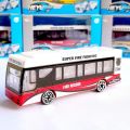 Die Cast Alloy Bus Model Vehicle Metal Toy for Kids 1:64 Scale. 