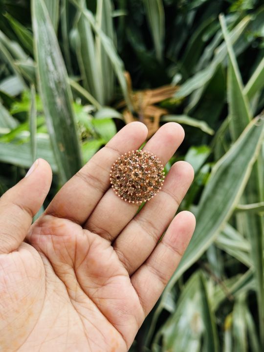 BOOM%20silver%20/%20rose%20gold%20color%20cute,%20beautiful%20adjustable%20ring%20with%20fixed%20white%20stone%20for%20women%20and%20girl%20-%20Image%205