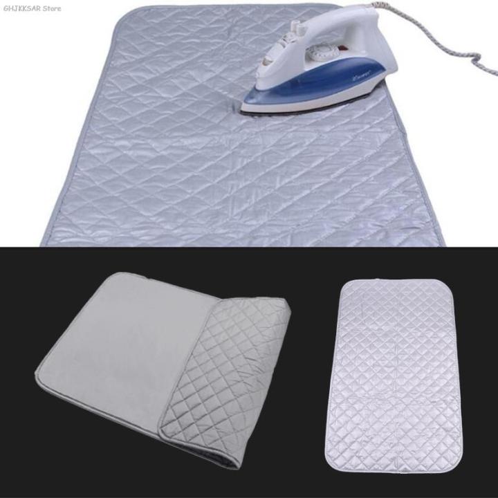 【Folio & Light】1pc Table Ironing Mat Laundry Pad Portable Travel Clothes Protector Board Press Heat Blanket Iron Board Alternative Cover