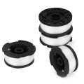 4 Pcs Line String Trimmer Multifunctional Autofeed Weed Grass Trimmer Replacement Spool for BLACK+DECKER AF-100-3ZP. 