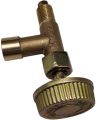 Propane Heater Valve Brass Gas Control Needle Valve With Knob. 