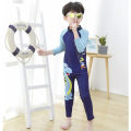 ldren wear Cartoon Sunscreen Long-sleeve Diving Suit For 3-11 Years Old Kids color. 