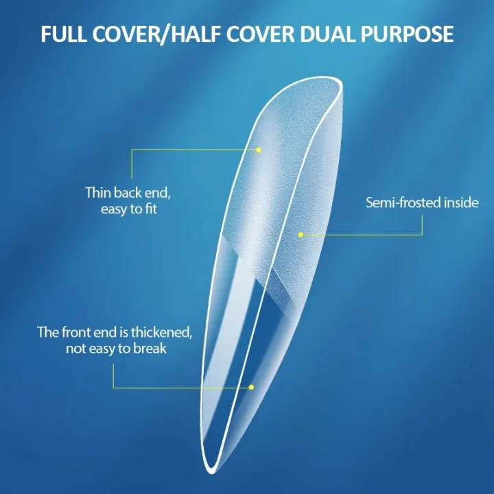 KOSKOE%20120pcs%20Press%20on%20False%20Nails%20Coffin%20Semi-Frosted%20Full%20Cover%20UV%20Gel%20Nail%20soft%20gel%20tips%20Capsule%20Extension%20Manicure%20Tool%20-%20Image%206