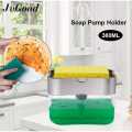 Kitchen Sponge Bracket Press Soap Liquid Box Soap Dispenser Manual Kitchen Press For Family School Office. 