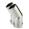 Dual Pipes Stainless Steel Exhaust Tail Pipes Muffler Tips for VW Golf 4 Bora Jetta - all new. 