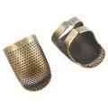 【NEW】 Retro Finger Protector Antique Bronze Adjustable Handworking Needle Thimble Needles Craft Household DIY Sewing Tools Accessories. 