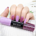 BOLANYA 12ml Unique Double-headed Quick-drying Two-color Nail Polish. 