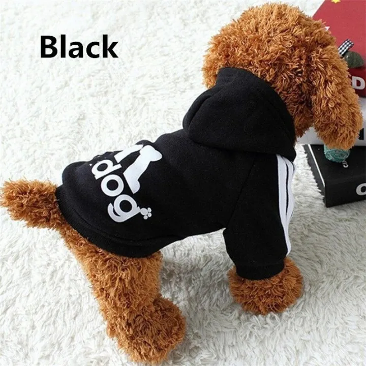 【KuaKe Mall】AHUAPET Puppy Clothes Clothing Pomeranian Moleton Cachorro Adidogs Dog Bluza Jackets Hoodie Pets Coats