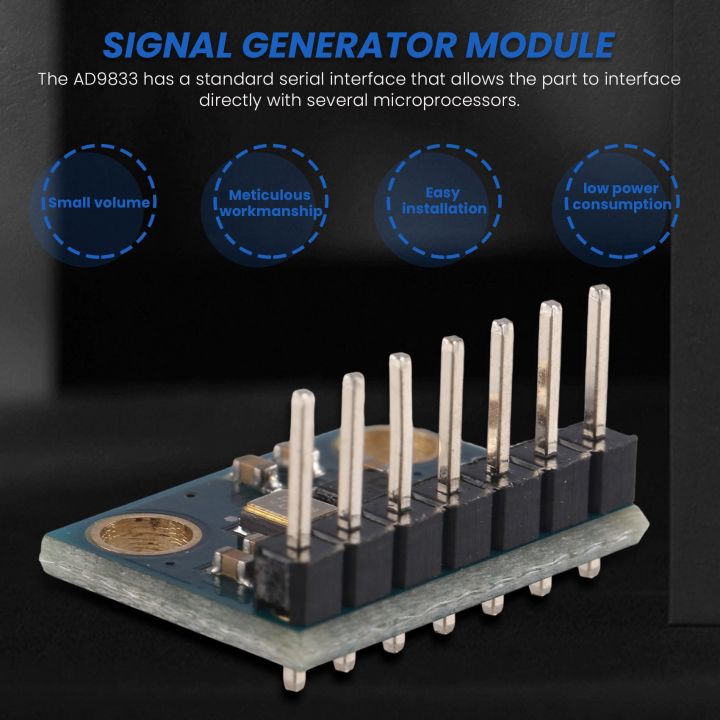 5Pcs%20AD9833%20Programmable%20Microprocessors%20Serial%20Interface%20Sine%20Square%20Wave%20DDS,%20Signal%20Generator%20Module%20-%20Image%203
