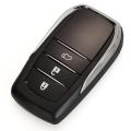 2/3/4 Buttons Remote Key Fob Shell For Toyota Fortuner Prado Camry Rav4 Highlander Crown Smart Keyless Case Housing-3 Buttons Suv Thin one side groove. 