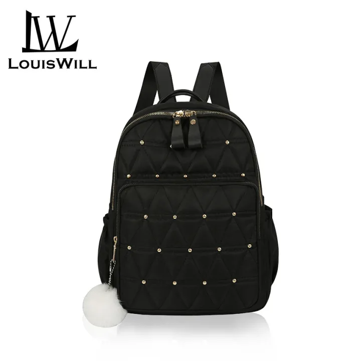 LouisWill Backpack Shoulder Bag (Pink)