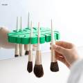 【Dream Sailing Store 】Makeup Brush Drying Rack Brush Holder Leaf Shape Stand Organizer for Brushes Countertop Vanity. 