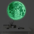 3D Luminous Moon Wall Sticker Fluorescent Glow In The Dark Star Moon Wall Stickers Decals Wallpaper Kids Room Home Decoration. 