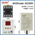 BEMAH3D Digital Time Relay AH3D-D3 Time Controller 24V 220V Power-On Delay. 