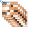 6Pcs European Style Waterproof Tile Stickers Kitchen Bathroom Floor Wall Decor. 