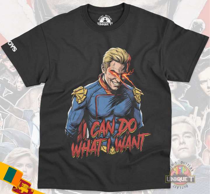Homelander The Boys TV Series T-Shirt The Boys Homelander Series Cotton T shirt