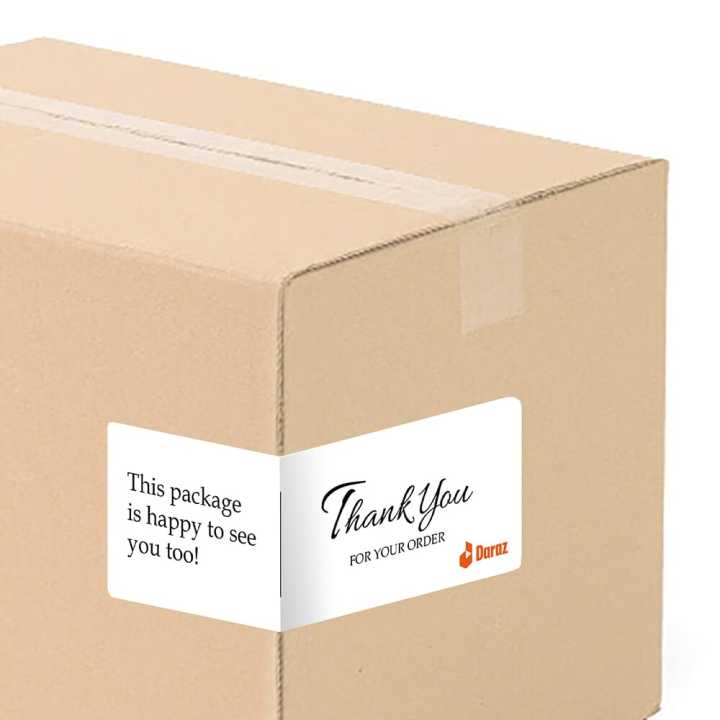 50 pcs Packaging Seal Strip Sticker 15cm X 5cm Customize Sticker for ...