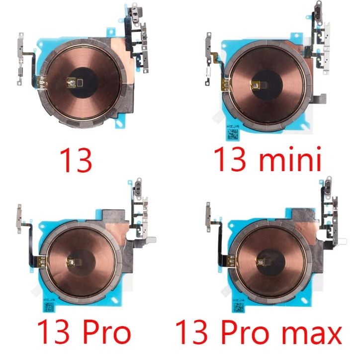 NFC%20Chip%20For%20iPhone%20X%20XR%20XS%2011%2012%2013%20Pro%20Max%20Wireless%20Charging%20Charger%20Panel%20Coil%20Sticker%20With%20Volume%20Button%20Flex%20Cable%20-%20Image%205