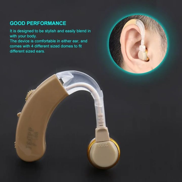 Ear Sound Amplifier Adjustable Tone Portable Hearing Aid For Deaf ...