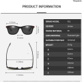TibingshanfoOriginal Luxury XWXX Class olarized Sunglasses en Women rand esign riing Square Frame Sun lasses ale gle 400 afas e Sol. 