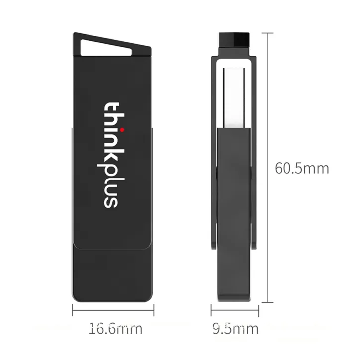 Lenovo Thinkplus MU241 USB3.0 Metal U Disk Rotatable USB Flash Drive ...