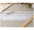 Wide Lace Cotton Water Soluble Tassel Beard Lace Fabric Accessories DIY Clothing Skirt Home Textile Curtain Decoration. 