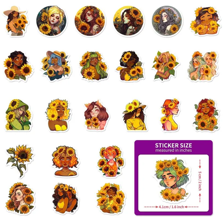 20pieces%20Sunflower%20Girls%20Stickers%20Yellow%20Sunflower%20Stickers%20for%20Decorations%20Decals%20Books%20Laptop%20Scrapbook%20Journal%20Kids%20Girls%20Boys%20Wall%20Graffiti%20Stickers%20-%20Image%205