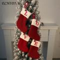 Christmas Stocking Christmas Stocking Embroidered Letter Hanging Rope Fine Workmanship Festive Xmas Decoration Warm Cozy Christmas Stocking. 