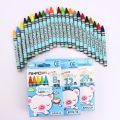 Crayons Creative Cartoon 8/12/24 Colors Drawing Non-Toxic Oil Pastels Kids Student Pastel Pencils Art Supplies. 