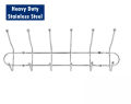 High Quality Stainless Steel Wall Hanger with 6 Double Stainless Steel Hooks. 