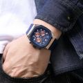 MEGIR Brand Fashion Business Sports Chronograph Quartz Men's Watch. 