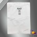 Comfy Sleeve Men’s White Cotton Vest – 100% Pure Soft Cotton ,Skin-Friendly, Breathable - All-Day Comfort. 