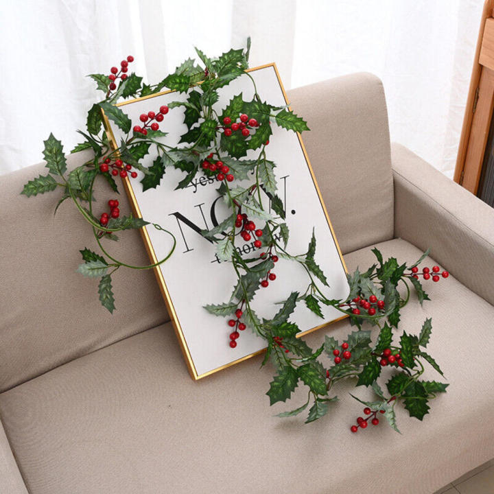 Berries%20Artificial%20Decoration%20Leaves%20Garland%20Christmas%20-%20Image%202