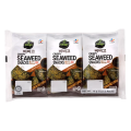 BIBIGO CRISPY SEAWEED SNACK BBQ FLAVOR ( 5gm X 3 ) . KOREAN SEAWEED SNACK BBQ 3 PACK. 
