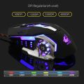 X1 Gaming Mouse 4800 DPI 6 Buttons With LED Lightings. 