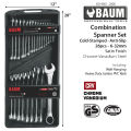 Combination Spanner Set - 26Pcs - CRV - BAUM - Anti-Skid - (6-32mm) - German Standard. 