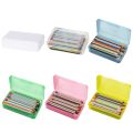 Transparent Pencil Case Plastic Pencil Box Crayon Pen Storage Box Marker Pen Case Stackable Office Supplies Storage Box. 