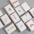 80 Sheets Cute Cartoon Portable Coil Notebook Loose-leaf Girl Small Pocket Diaries Notepad School Stationery Supplies. 