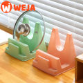 Chopping board rack with pan cover kitchen non-punching plastic chopping board rack chopping board rack. 
