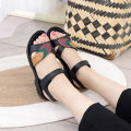 【36-43Code】Summer Mom Slippers Women's Soft Middle-Aged and Elderly Flat Shoes Simple Comfortable Waterproof Non-Slip. 