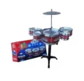 Jazz Drum Set Having 5 Tom Tom Drums, Music Toy Instrument for Kids - can be an Attractive and Excellent Gift. 