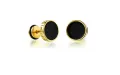 【Fullyoung_520 Store】(A Pair) Qingwen Titanium Steel earrings for men set piercing Stainless steel earrings cool iareng for men kpop round airing hikaw for boys 925 silver earings for men on sale. 