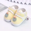 Cotton Soft Baby Girls Flat Newborn Toddler Leaning Walking Shoes Flats. 