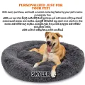 Dog Sleeping Bed/Round Super Soft Pet Bed/ Diameter 110cm. 