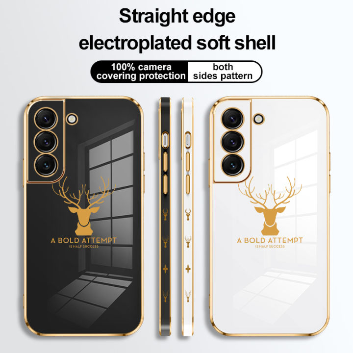 Vantime%20Luxury%206D%20Plating%20Soft%20Casing%20Silicone%20Square%20Frame%20Phone%20Case%20for%20Samsung%20Galaxy%20S22%20Ultra%205G%20Back%20Cover%20-%20Image%203