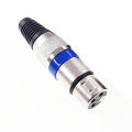 XLR Male 3 Pin Female 3 Pole Mic Microphone Audio Cable Wire Plug Receptacle Connector. 